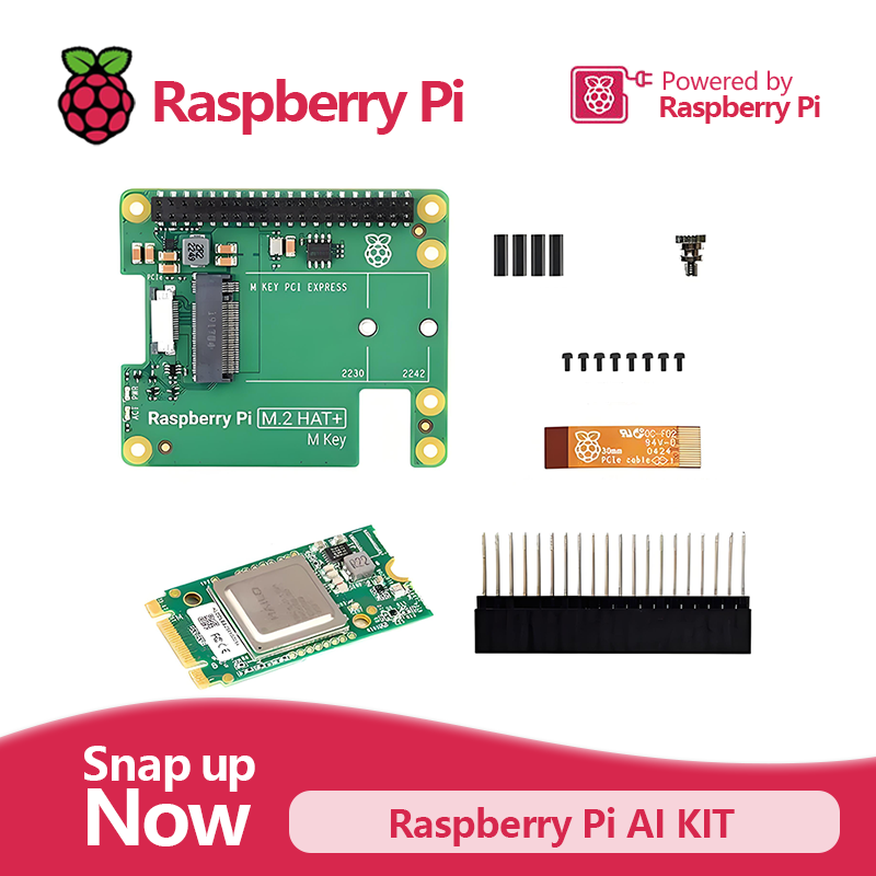 Raspberry Pi Ai Kit Hailo-8L - Kit oficial de IA Raspberry Pi
