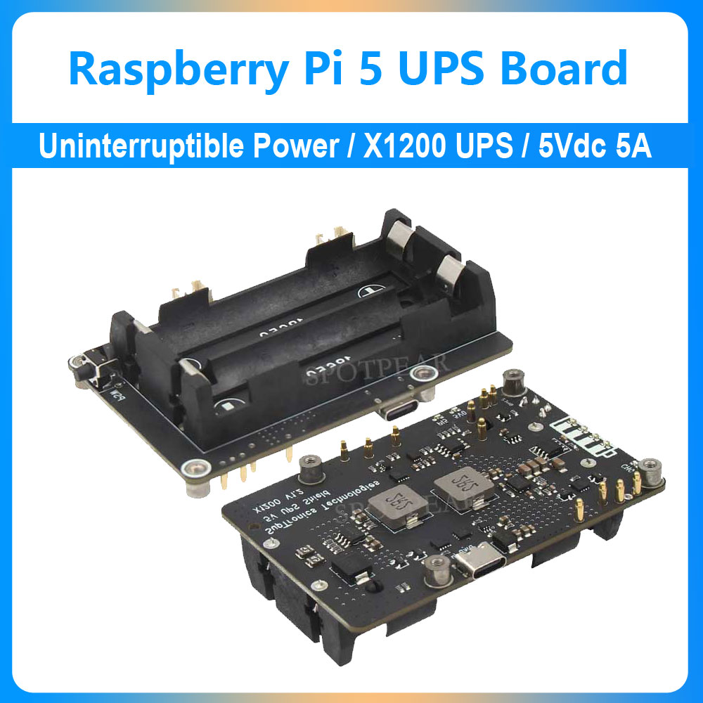 Raspberry Pi Uninterrupted Power Supply Ups 18650 - Placa de Expansão UPS para Raspberry