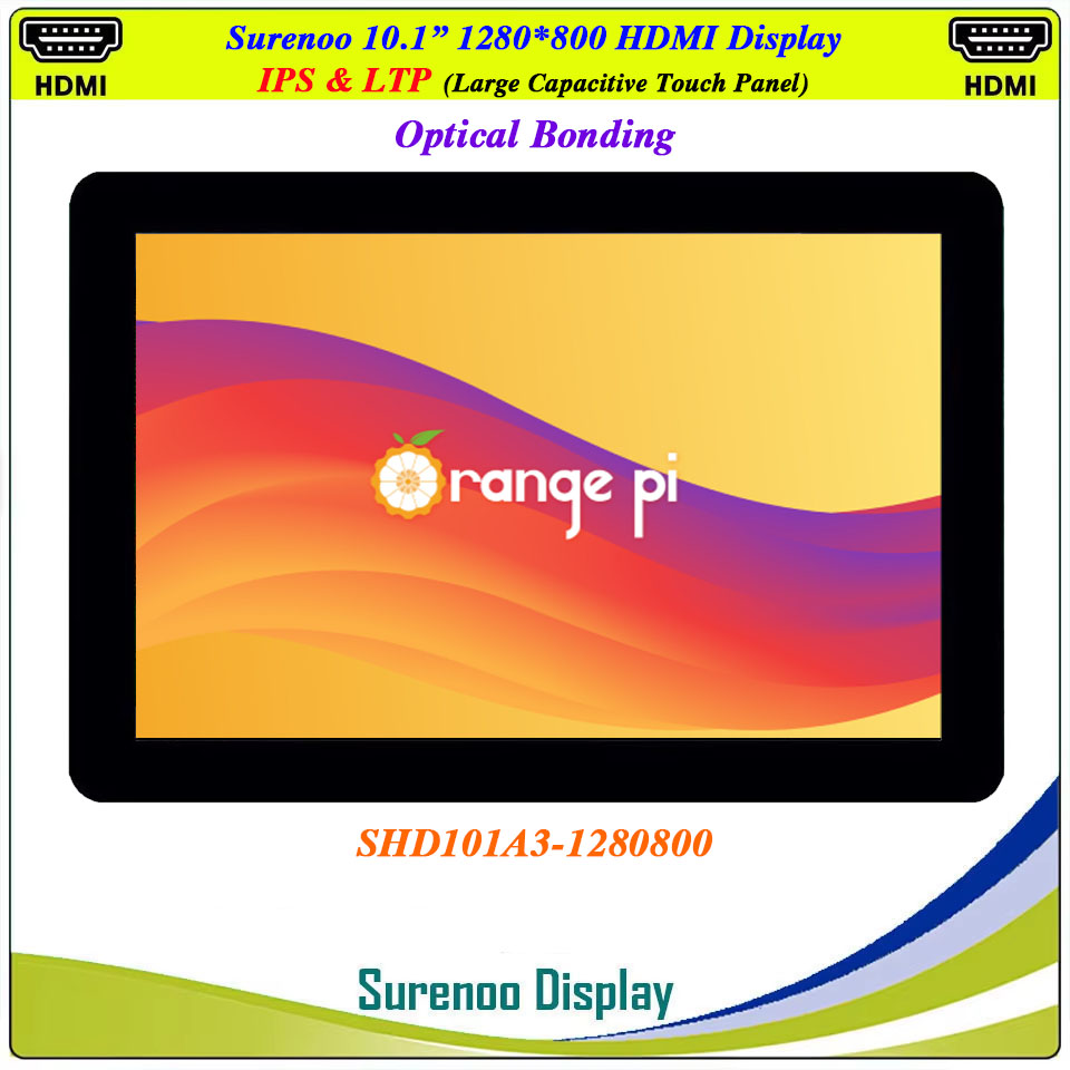Raspberry Pi 10.1 Inch Capacitive Touch Screen Ips - Módulo de Display LCD de 10.1