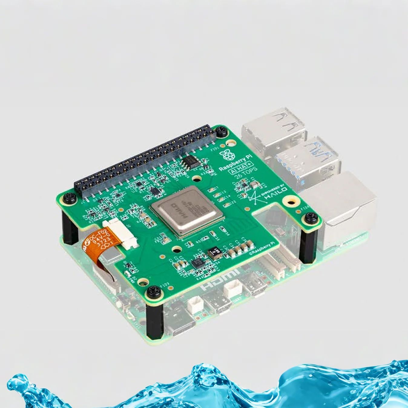 Raspberry Pi Ai Kit Hailo-8L - Placa de Expansão AI Raspberry Pi