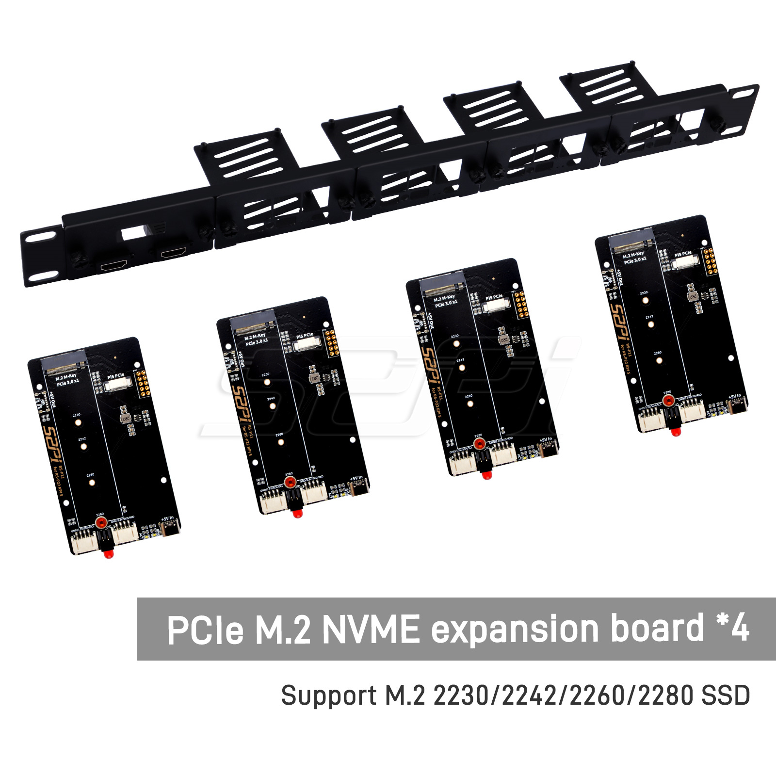 Kit de suporte de aço para mon - Raspberry Pi Rackmount 1U 19 Inch avaliação e preço