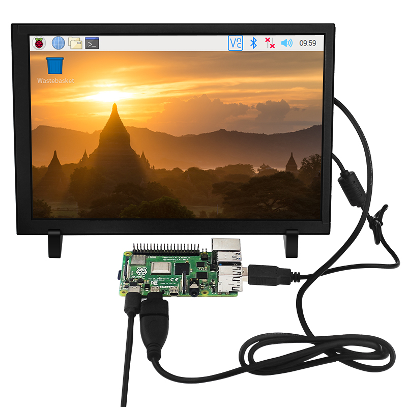 Tela Touch Screen IPS Capaciti - Raspberry Pi 10.1 Inch Capacitive Touch Screen Ips avaliação e preço