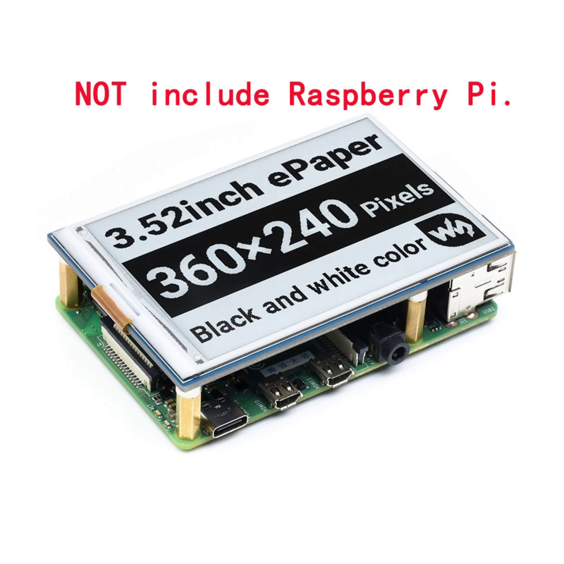 3.5 Polegada e-ink e-papel tel - Raspberry Pi 4 8Gb Ram Kit avaliação e preço